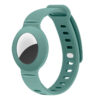 a.at6 .11 Main Sea Green StrapsCo Silicone Rubber Wrist Band Strap Apple AirTag Holder Protective Case