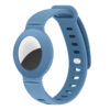 a.at6 .5a Main Air Force Blue StrapsCo Silicone Rubber Wrist Band Strap Apple AirTag Holder Protective Case