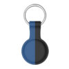 a.at8 .1.5 Back Black Blue StrapsCo Rubber Bicolor Keyring Apple AirTag Holder Protective Case