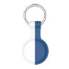 a.at8 .5.22 Back Blue White StrapsCo Rubber Bicolor Keyring Apple AirTag Holder Protective Case