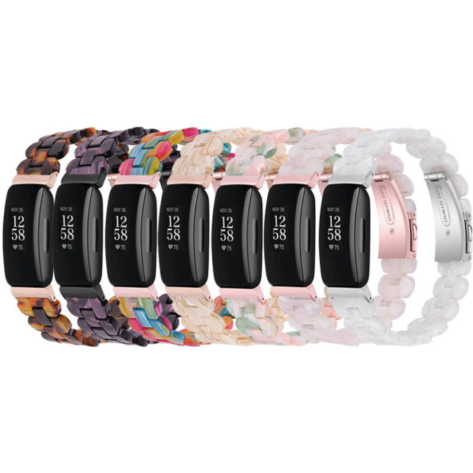 fb.m140 All Colors StrapsCo Resin Band for Fitbit Inspire 2