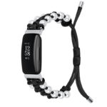 fb.ny34.1 Main Black StrapsCo Adjustable Bead Strap for Fitbit Inspire 2