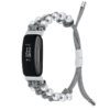 fb.ny34.7 Main Grey StrapsCo Adjustable Bead Strap for Fitbit Inspire 2