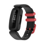 fb.r64.1.6 Main Black Red StrapsCo Soft Silicone Rubber Watch Band Strap for Fitbit Ace 3