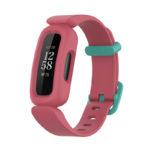 fb.r64.13.11a Main Pink Teal StrapsCo Soft Silicone Rubber Watch Band Strap for Fitbit Ace 3
