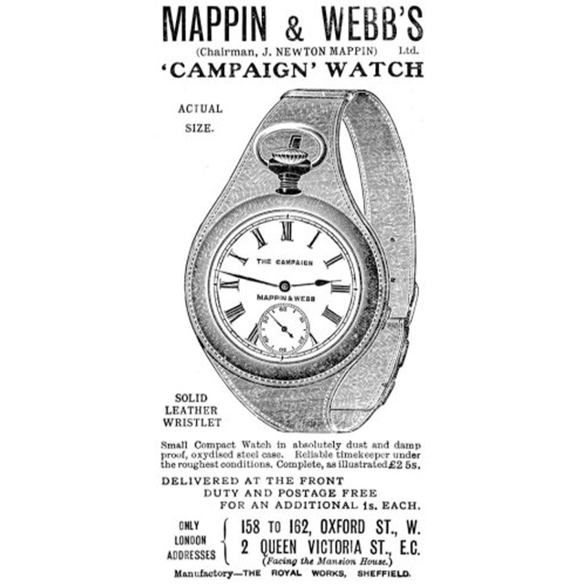 History Of Watch Bands Mappin Webbs Campaign Watch