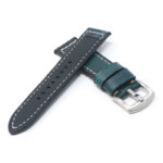 ks5.11 Cross Green Vintage Distressed Leather Quick Release Watch Band Strap 18mm 20mm 22mm 24mm