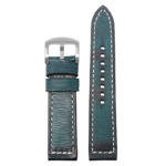 ks5.11 Main Green Vintage Distressed Leather Quick Release Watch Band Strap 18mm 20mm 22mm 24mm
