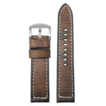 ks5.3 Main Oak Vintage Distressed Leather Quick Release Watch Band Strap 18mm 20mm 22mm 24mm