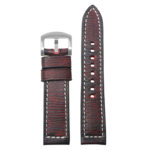 ks5.6 Main Red Vintage Distressed Leather Quick Release Watch Band Strap 18mm 20mm 22mm 24mm