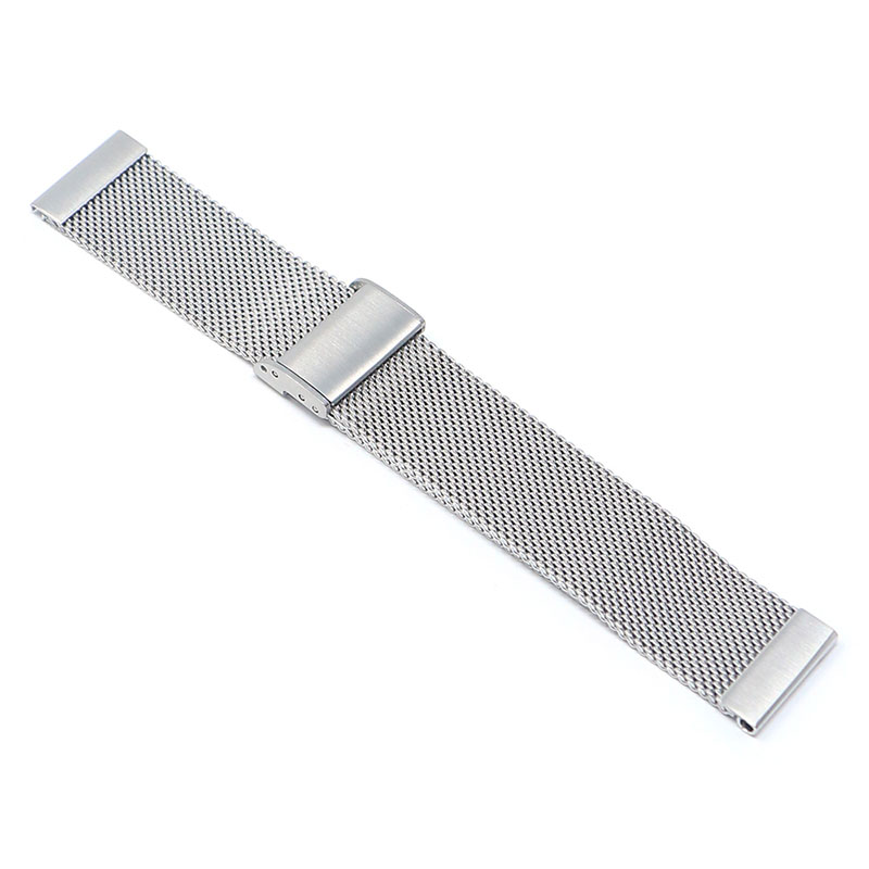 Samsung Galaxy Watch 4  Silver Stainless Steel Mesh Watch Band 