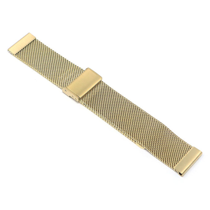 m14.yg Angle Yellow Gold Quick Release Mesh Band 18mm 20mm 22mm