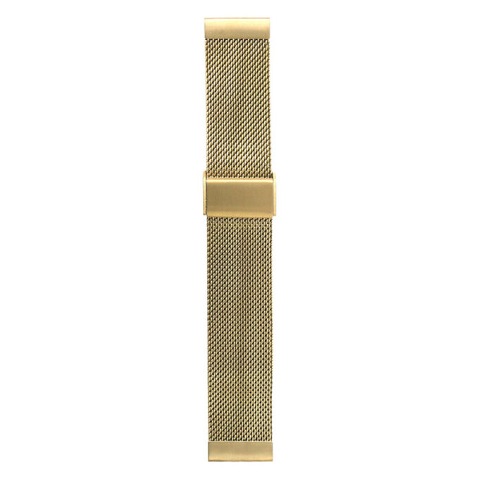 M14.yg Main Yellow Gold Quick Release Mesh Band 18mm 20mm 22mm Stainless Steel Metal Watch Band Strap Bracelet