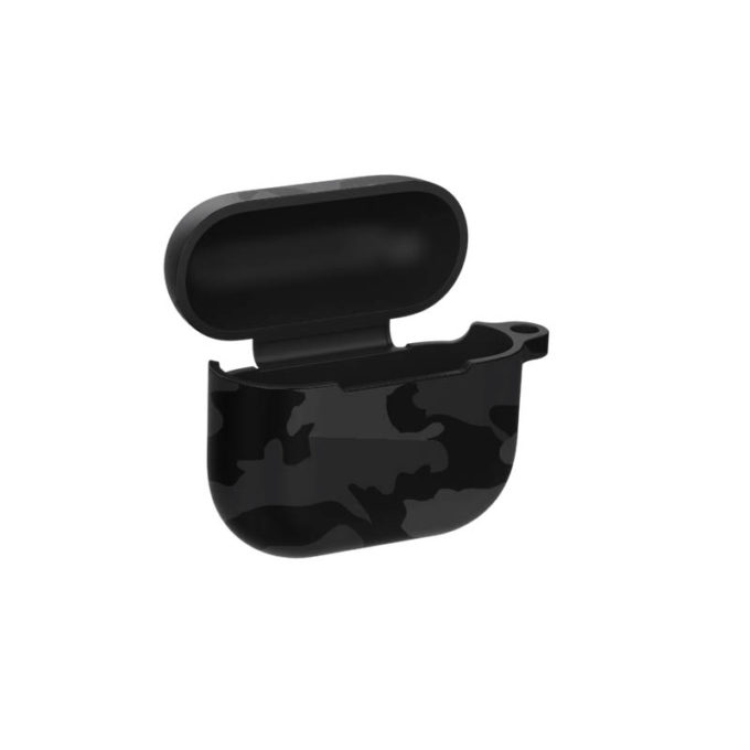 a.ap1 .1 Angle Black Camo StrapsCo Pattern Silicone Rubber Case Cover for Apple AirPods Pro