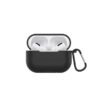 a.ap3 .1 Front Black StrapsCo Silicone Rubber Case Cover for Apple AirPods 3