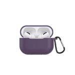 a.ap3 .18 Front Purple StrapsCo Silicone Rubber Case Cover for Apple AirPods 3