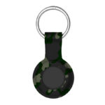 a.at9 .11 Main Green Camo StrapsCo Silicone Rubber Pattern Keyring Holder for Apple AirTag