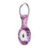 a.at9 .c Angle Nebula StrapsCo Silicone Rubber Pattern Keyring Holder for Apple AirTag