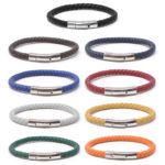 Bx3.ps All Color StrapsCo Leather Bolo Bracelet With Silver Clasp