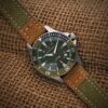 ds21 creative5 DASSARI canvas and leather strap nylon vintage military watch band hamilton khaki navy scuba 20mm 22mm 24mm short standard long