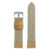 ds21.17.bs Main Beige with Brushed Silver Buckle DASSARI Vintage Canvas Strap Distressed Watch Strap Band 20mm 22mm 24mm