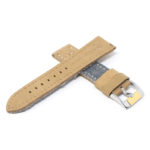 ds21.5.2t Cross Blue with Silver Yellow Gold Buckle DASSARI Vintage Canvas Strap Distressed Watch Strap Band 20mm 22mm 24mm