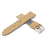ds21.5.bs Cross Blue with Brushed Silver Buckle DASSARI Vintage Canvas Strap Distressed Watch Strap Band 20mm 22mm 24mm
