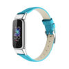 fb.l42.5 Main Blue StrapsCo Leather Band for Fitbit Luxe Genuine Leather Strap Band