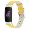 fb.l44.10 Main Yellow StrapsCo Smooth Leather Band for Fitbit Luxe Genuine Leather Strap Band