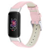 fb.l44.13 Main Pink StrapsCo Smooth Leather Band for Fitbit Luxe Genuine Leather Strap Band