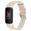fb.l44.17 Main Beige StrapsCo Smooth Leather Band for Fitbit Luxe Genuine Leather Strap Band