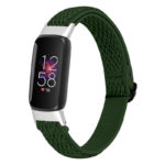 fb.ny35.11c Main Forest Green StrapsCo Adjustable Nylon Strap for Fitbit Luxe Nylon Canvas Strap Band