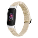 fb.ny35.17 Main Beige StrapsCo Adjustable Nylon Strap for Fitbit Luxe Nylon Canvas Strap Band