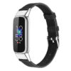 fb.ny37.1a Angle Black Denim StrapsCo Canvas Strap for Fitbit Luxe Nylon Canvas Strap Band