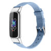 fb.ny37.5c Angle Sky Blue StrapsCo Canvas Strap for Fitbit Luxe Nylon Canvas Strap Band