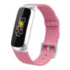fb.ny38.13 Main Pink StrapsCo Canvas Strap for Fitbit Luxe Nylon Canvas Strap Band