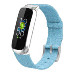 fb.ny38.5 Main Blue StrapsCo Canvas Strap for Fitbit Luxe Nylon Canvas Strap Band