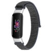 fb.ny39.1 Main Black StrapsCo Adjustable Nylon Strap for Fitbit Luxe Nylon Canvas Strap Band