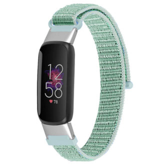 fb.ny39.11 Main Seafoam StrapsCo Adjustable Nylon Strap for Fitbit Luxe Nylon Canvas Strap Band