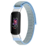 fb.ny39.5 Main Blue StrapsCo Adjustable Nylon Strap for Fitbit Luxe Nylon Canvas Strap Band