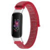 fb.ny39.6 Main Red StrapsCo Adjustable Nylon Strap for Fitbit Luxe Nylon Canvas Strap Band