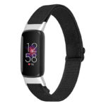 fb.ny40.1 Main Black StrapsCo Patterned Nylon Strap for Fitbit Luxe