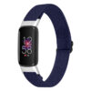fb.ny40.5 Main Dark Blue StrapsCo Patterned Nylon Strap for Fitbit Luxe