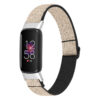 fb.ny40.yg Main Sparkly Gold StrapsCo Patterned Nylon Strap for Fitbit Luxe