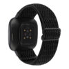 fb.ny41.1 Back Black StrapsCo Nylon Strap for Fitbit Versa 3 Fitbit Sense Nylon Canvas