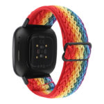 fb.ny41.123 Back Rainbow StrapsCo Nylon Strap for Fitbit Versa 3 Fitbit Sense Nylon