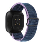 Fb.ny41.5.18 Back Blue & Purple StrapsCo Nylon Strap For Fitbit Versa 3 Fitbit Sense Ny