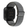 Fb.ny41.7 Back Gray StrapsCo Nylon Strap For Fitbit Versa 3 Fitbit Sense Nylon Canvas