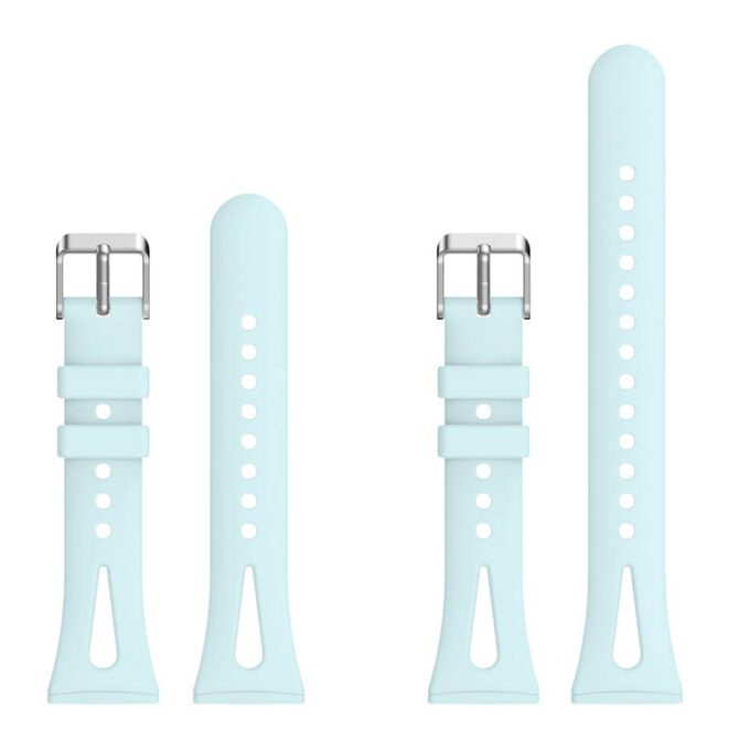 fb.r69.11a Upright Mint Green StrapsCo Vented Sport Strap for Versa 3 Rubber Silicone