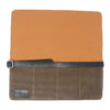 wr6.11 Flat Khaki Interior Tan StrapsCo Waxed Canvas Watch Roll for 4 Watches Nylon Leather